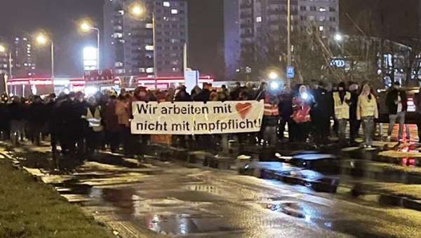 Montagsdemo am 21.2.2022